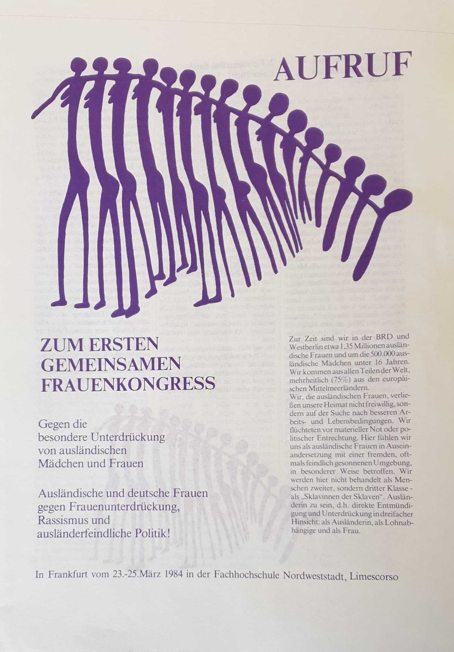 Plakat des Kongresses