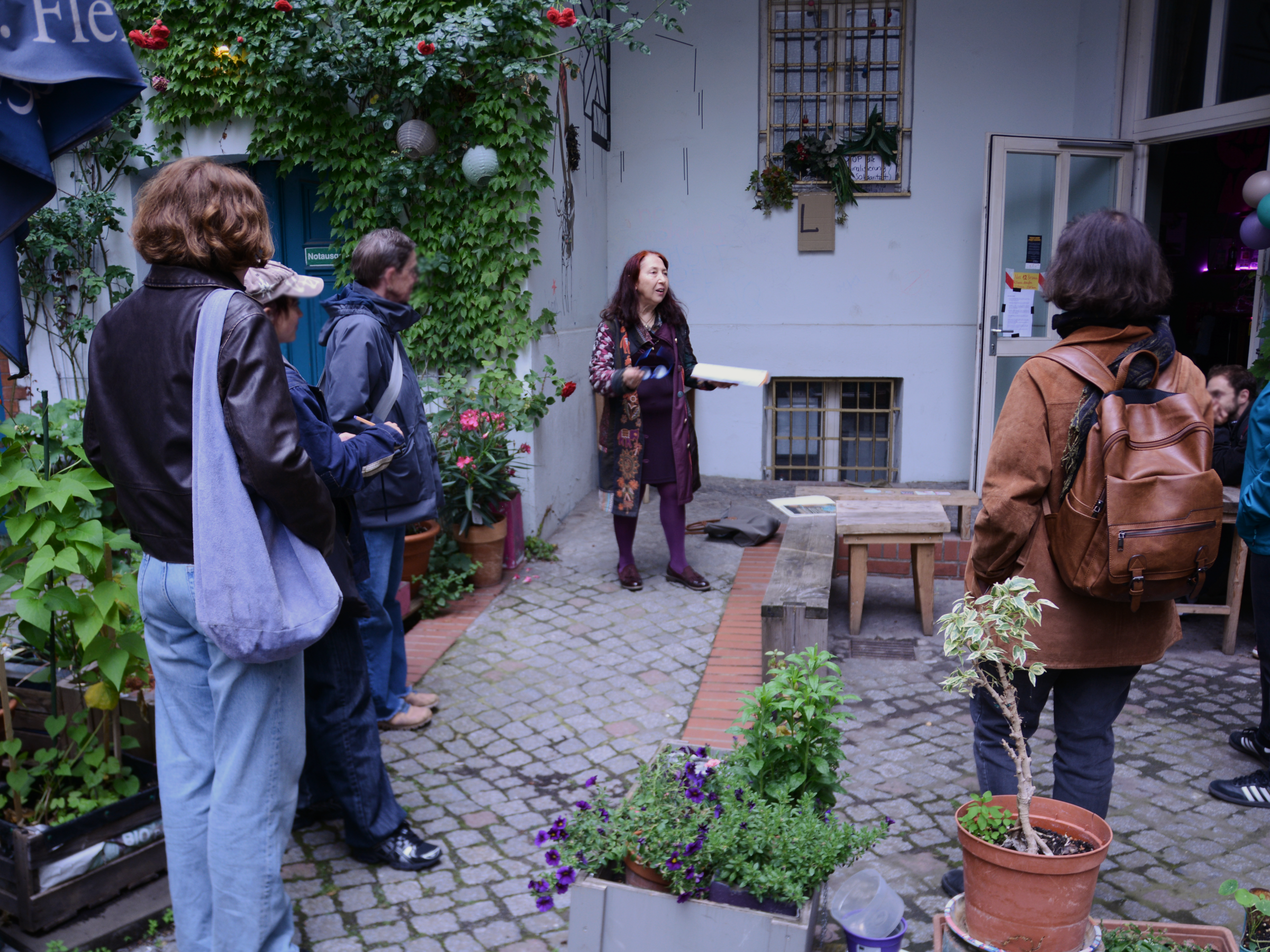 Beim Stadtrundgang in der Schokofabrik.